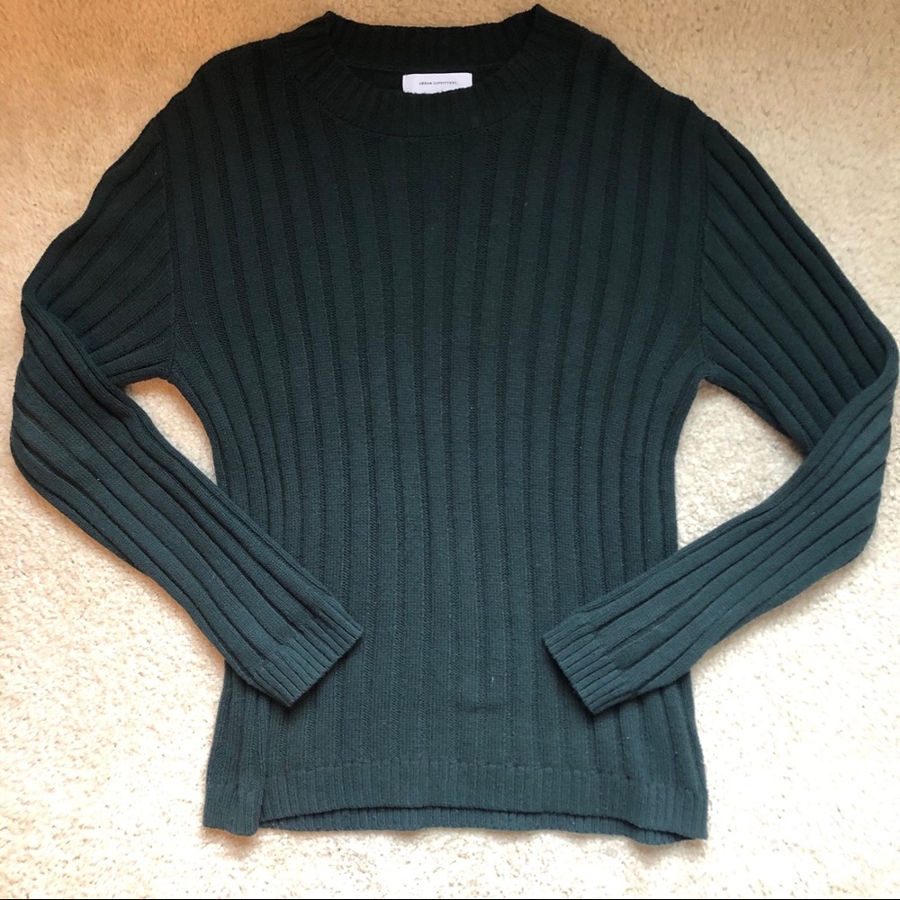 Knitted Forrest Green Crewneck
